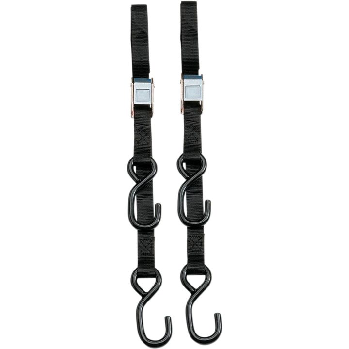 Cintas de amarre de 7’ con hebilla cam de alta resistencia — 213 cm (84 in), 181 kg carga de trabajo