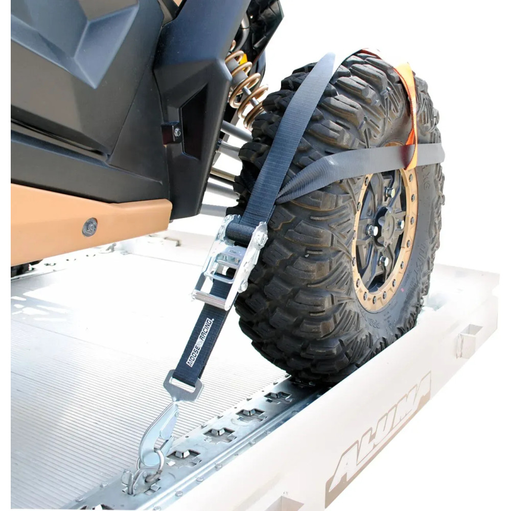 Wheel Net Tie Downs — 2" webbing, 1513 kg (3335 lb) capacity