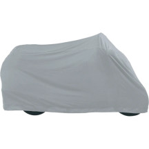 Indoor Motorcycle Dust Cover — L, Full, Gray
