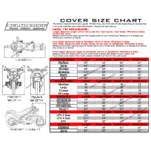 Indoor Motorcycle Dust Cover — 2XL, Full, Gray