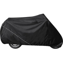 Defender Extreme Motorcycle Cover — Size L, 239 cm (94"), Black