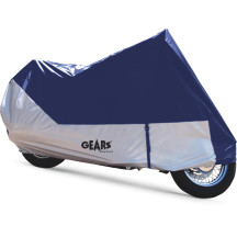 Bodyguard Motorcycle Cover — L, Blue/Grey