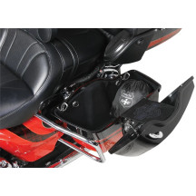 Defender Extreme Route 1 Half Cover — Sized for touring & adventure bikes, Black