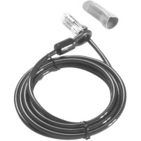 Multi-Purpose Heavy Duty Cable Lock — 10' (305 cm), 10 mm (3/8"), Black