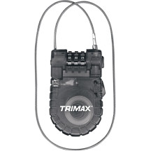 Retractable Cable Combination Lock — 91 cm (36"), 3 mm (1/8")