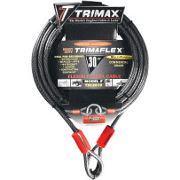Trimaflex™ Max Security Braided Cable — 3.1 m (30'), 10 mm (3/8"), Black