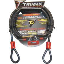 Trimaflex™ Max Security Braided Cable — 4.6 m (15'), 10 mm (3/8"), Black