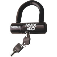 Max 40 Ultra-High-Security Disc/Cable Lock — Black