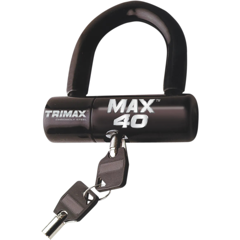 Max 40 Ultra-High-Security Disc/Cable Lock — Black