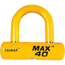 Max 40 Ultra-High-Security Disc/Cable Lock — Yellow, Cable