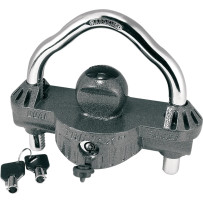 Universal Unattended Trailer Coupler Lock — fits 1-7/8" to 2-5/16", 9/16" shackle, aluminum