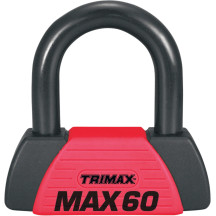 Max60 U-Lock — 9/16" (14.3 mm) hardened steel shackle, black
