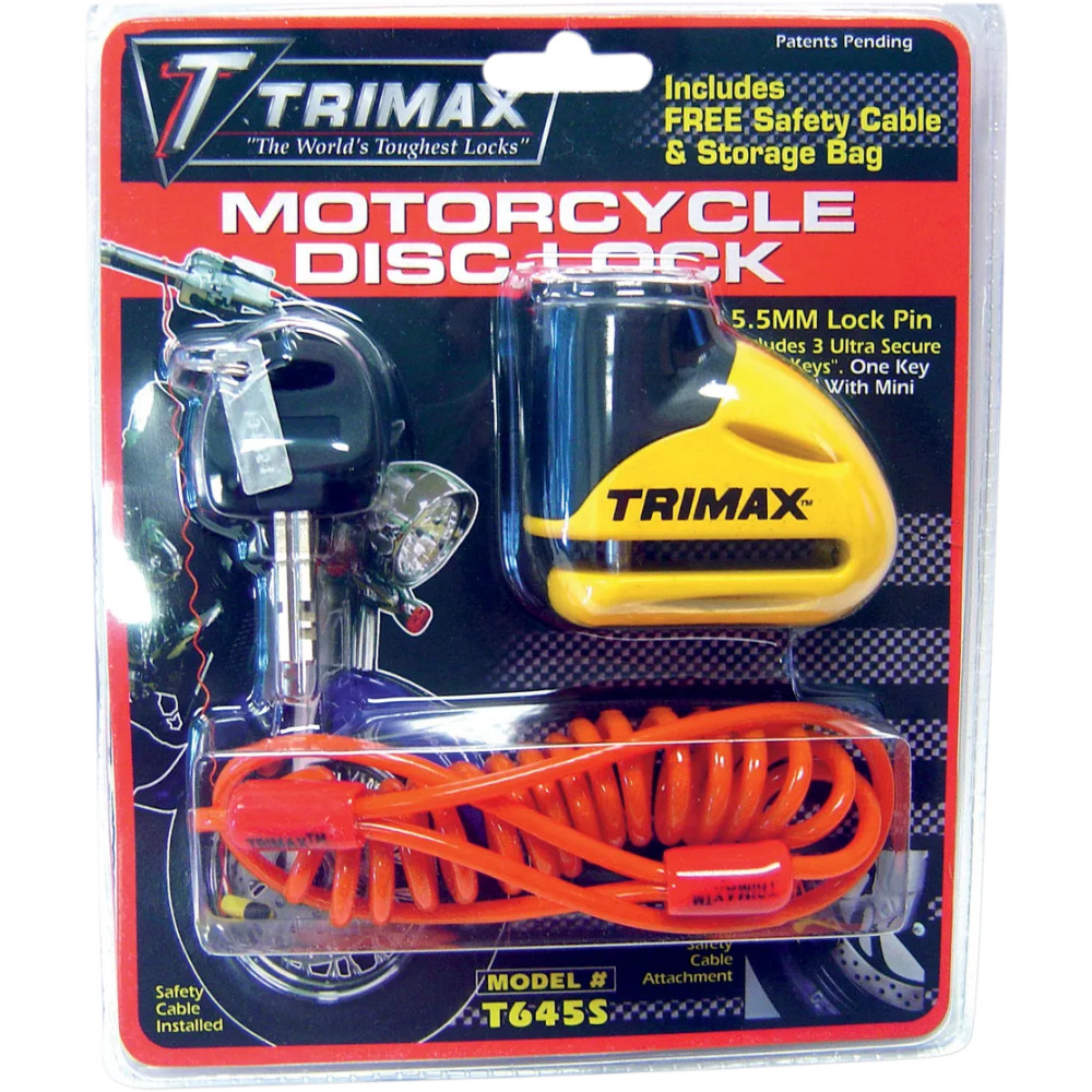 Rotor/Disc Lock — 5.5 mm (7/32"), Yellow