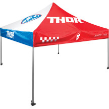 Collapsible Canopy Top — 305 cm x 305 cm (10' x 10'), White/Blue/Red