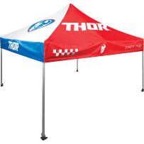 Collapsible Canopy Top — 305 cm x 305 cm (10' x 10'), White/Blue/Red