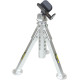 Lay-Over Stand — Silver, Off-Road & Mini Bike