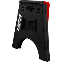 Folding Bike Stand — 200 kg (440 lb), Black, Red