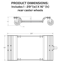 Trax Wheels 2.0 — fits 2.52", 2.86", 3", 3.5" tracks, up to 3.25" lug depth, 227 kg (500 lb)
