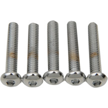 Tornillos de cabeza botón de repuesto — 1/4"-20, 45 mm (1-3/4"), paquete de 5