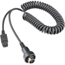 P-Series Lower Section Headset Connection Cord — 6-pin J&M, Black