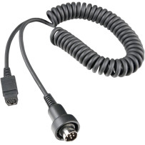 P-Series Lower Section Headset Connection Cord — 6-pin J&M, Black
