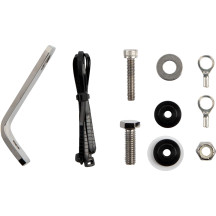 Low Mount Antenna Relocation Kit — Polished, stainless steel