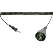 Headset/Intercom Cable — 3.5 mm, 5-pin DIN, 231 mm, Black