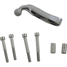 Brake/Clutch Perch Mount — 1-1/16"–1-11/16" bolt spacing, Chrome