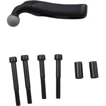 Brake/Clutch Perch Mount — 1-1/16"–1-11/16" center-to-center, Black