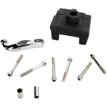 Smartphone/GPS Holder with Mount — Perch, Black, Chrome