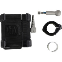 Smartphone/GPS Holder with Mount — 22–26 mm clamp, handlebar, black