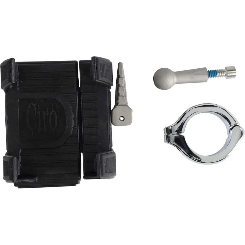 Smartphone/GPS Holder with Mount — 31.8 mm clamp, handlebar mount