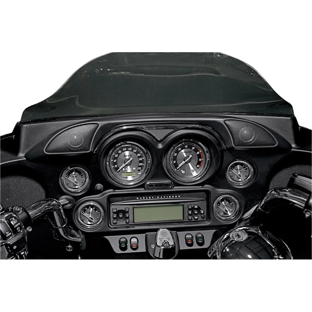 Hog-Pod Dash Trim/Tweeter Pod — 38.1 mm (1-1/2 in), 50 W, Satin Black
