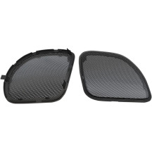Replacement Speaker Grills — Black, front mount, pair
