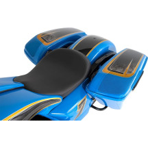 Saddlebag Speaker Lid Kit — 152 mm × 229 mm (6×9 in), Black Matte