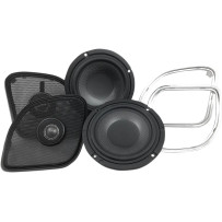 Front Speakers — 165 mm (6-1/2"), 200 W RMS, Black, Harley-Davidson WBC 1654RG