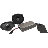225 W Amp/Front Speaker Kit — Rev 225 SG, Black, Gray