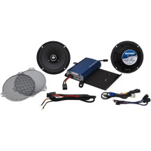 225 W Amp/ 6-1/2" Front Speaker Kit — G4 SG, Black
