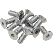 Tornillos avellanados de cabeza hexagonal interior — 12 mm (1/2"), cabeza plana (avellanada)