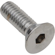 Pernos avellanados de cabeza hexagonal interior — 20 mm (3/4"), paquete de 10, plata