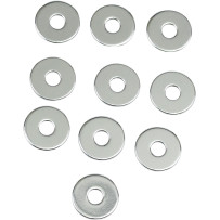 Arandelas planas especiales — 11/32" , cromo