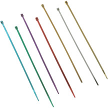 Bridas para cables — Paquete de 10, plateado