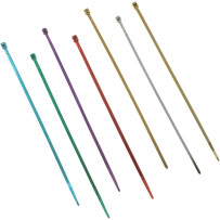 Abrazadera para cables — Paquete de 10, plateado