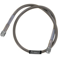 Street Legal™ Universal Brake Lines — 66 cm (26"), silver, clear-coated