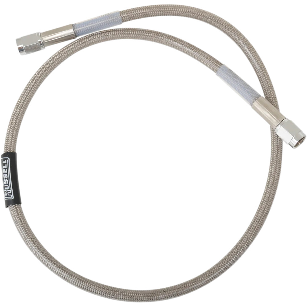 Street Legal™ Universal Brake Lines — 28" (71 cm), Clear-coated silver