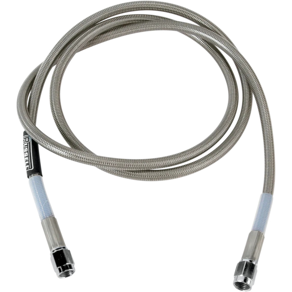 Street Legal™ Universal Brake Lines — 52", Silver clear-coated