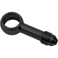 Banjo Fitting — 11.1 mm (7/16"), -3 AN male, Black