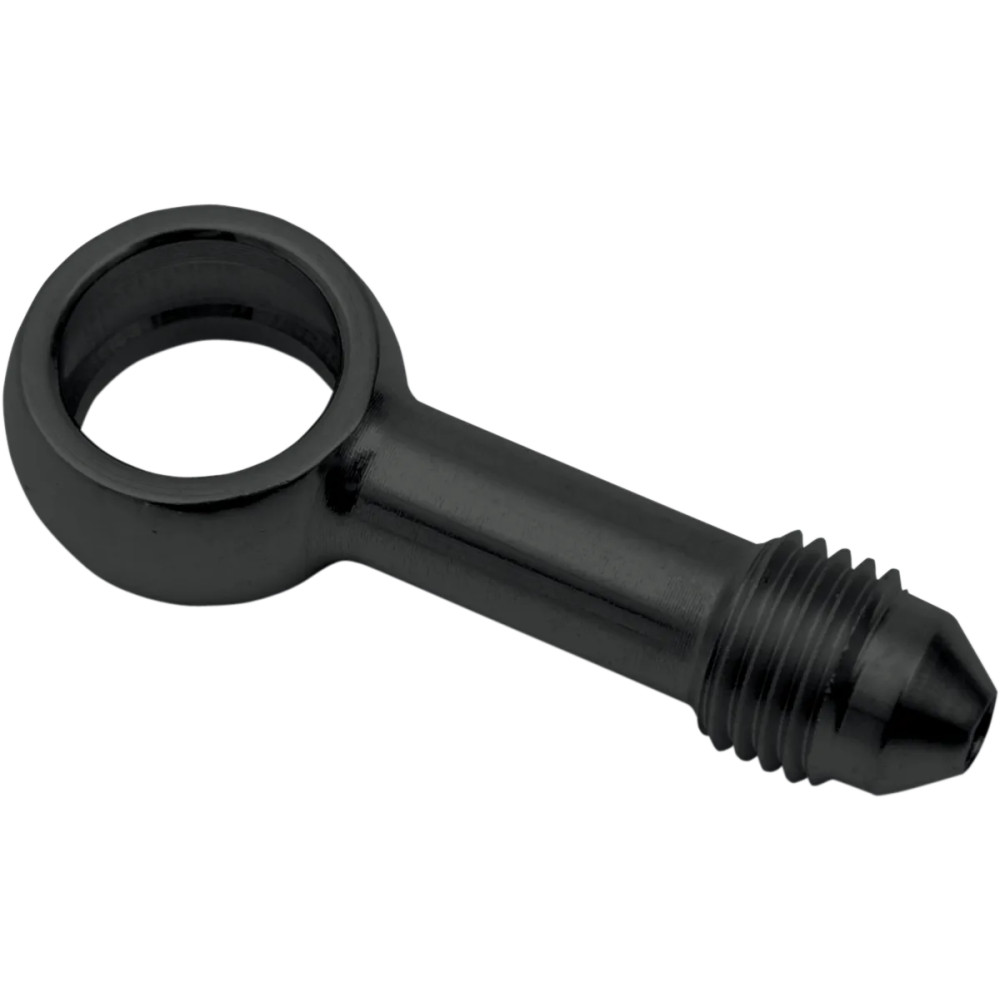 Banjo Fitting — 11.1 mm (7/16"), -3 AN male, Black
