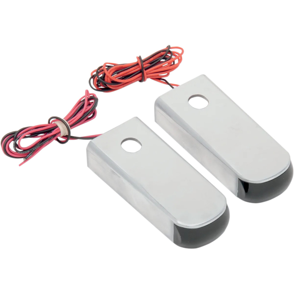 Fender Strut LED Marker Lights — 12V, rear, red