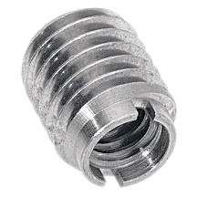 Reductor de rosca — 1/2"-13 a 5/16"-18, plateado